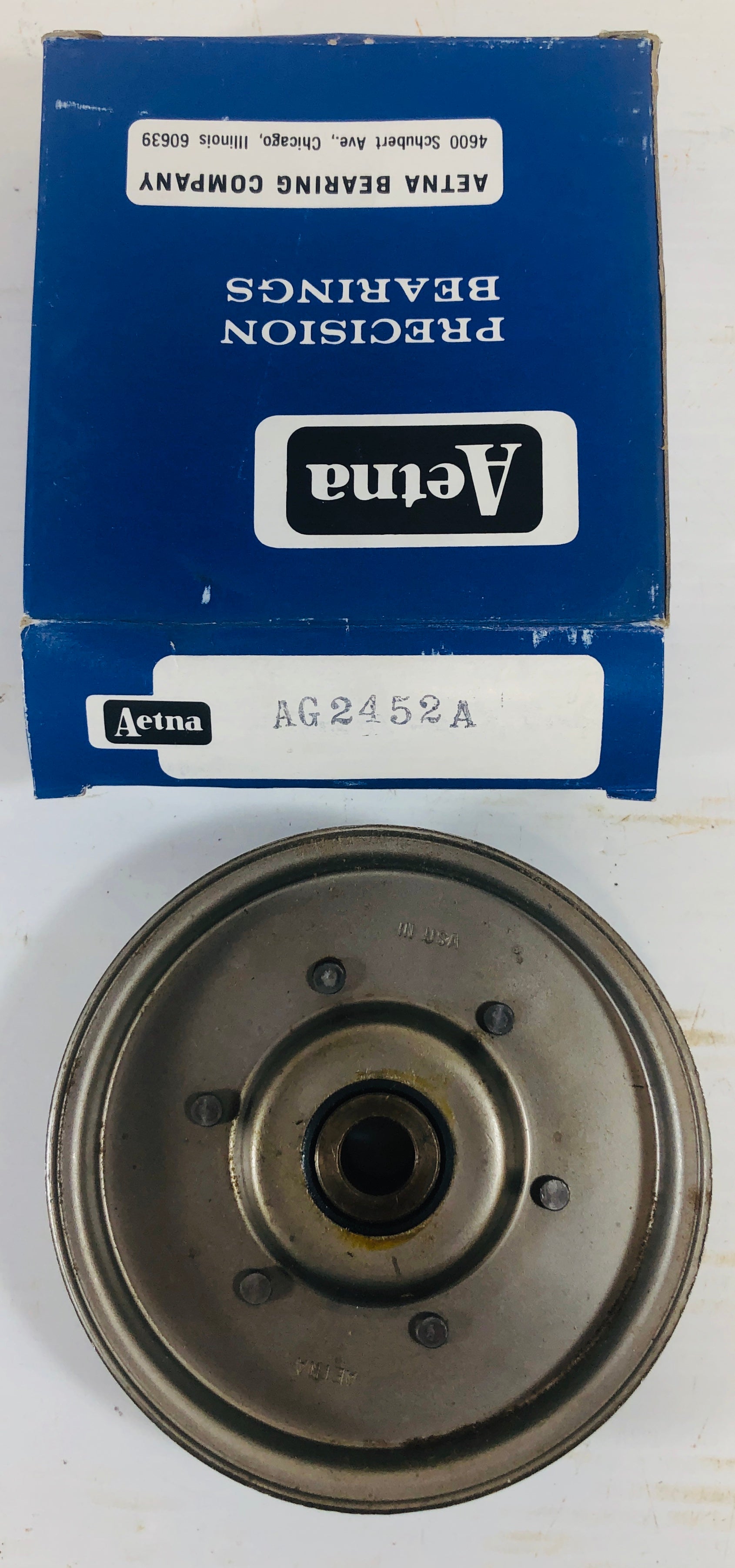 Aetna Precsiion Bearings V-Belt Pulley AG2452-A
