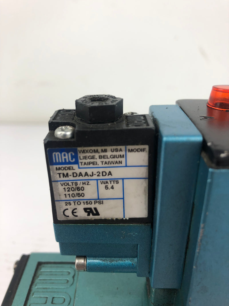 MAC 82A-AC-000-TM-DAAP-2DA Valve with TM-DAAJ-2DA and FC82A-AA