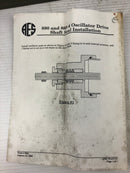 AES 880 & 880-4 Oscillator Drive Shaft Seal Repair Kit