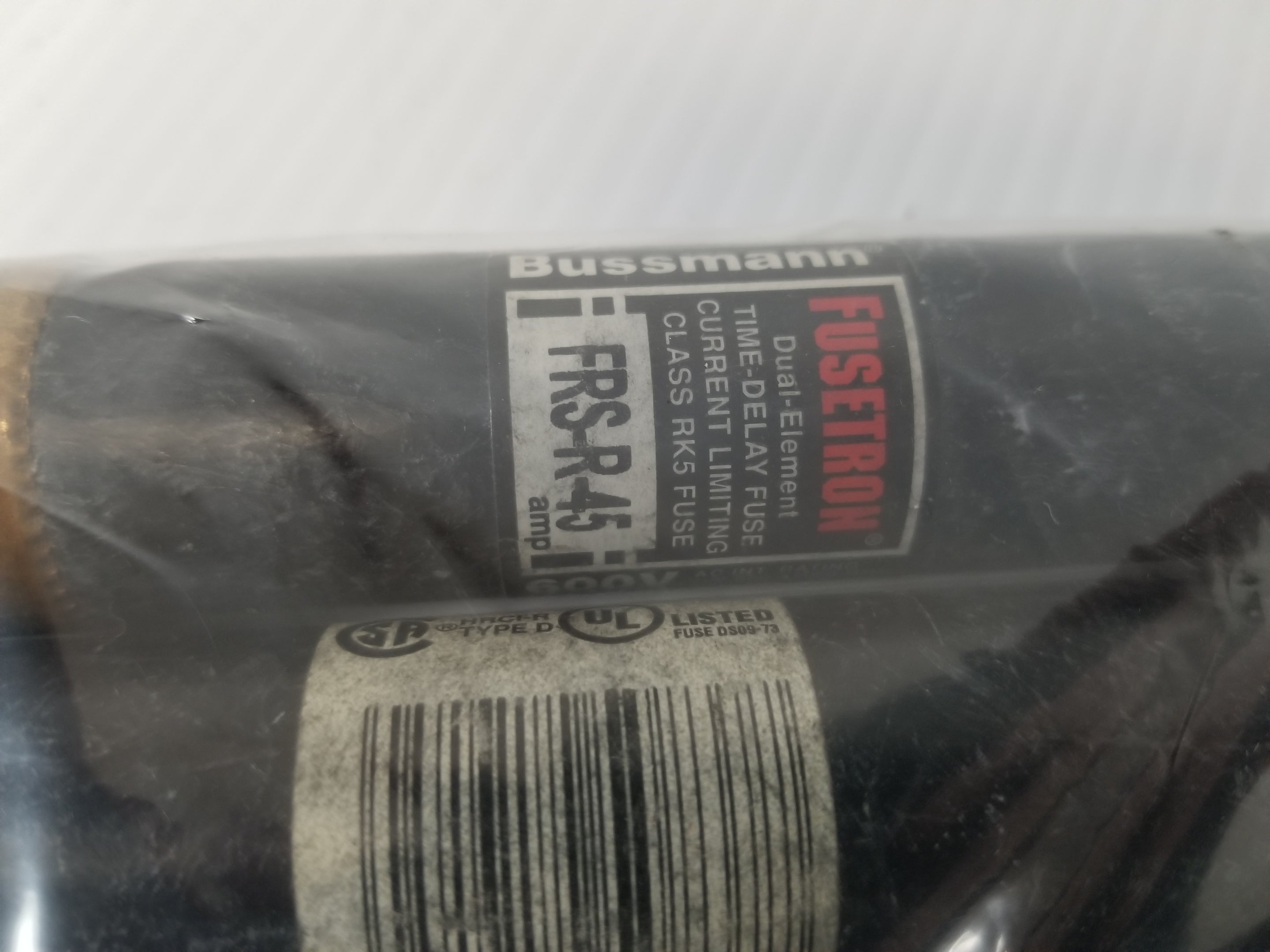 Cooper Bussmann FRS-R-45 RK5 Cartridge Fuse 45A - Lot of 5
