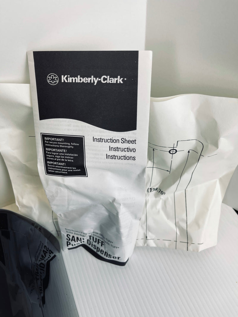 Kimberly-Clark Sani-Tough Skin Care Dispenser 92013 (10) Black 6951 010