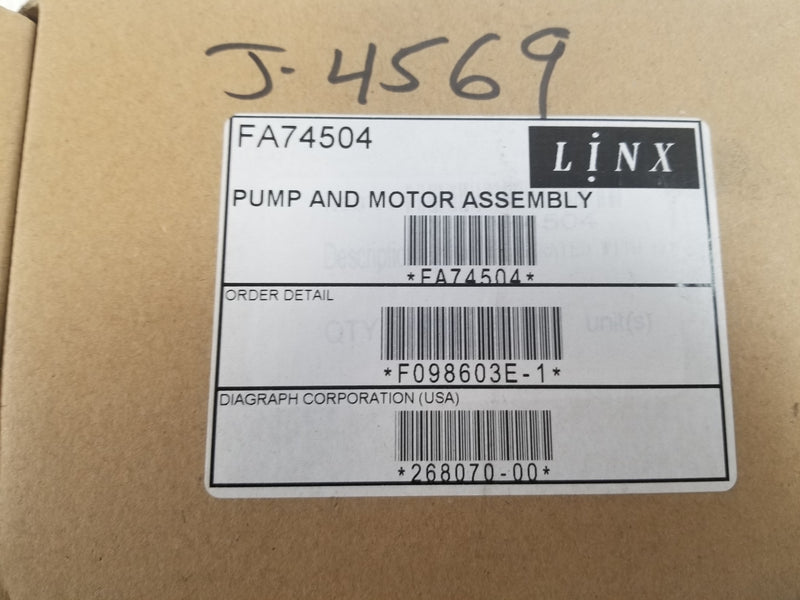 Linx FA74504 Pump and Motor Assembly