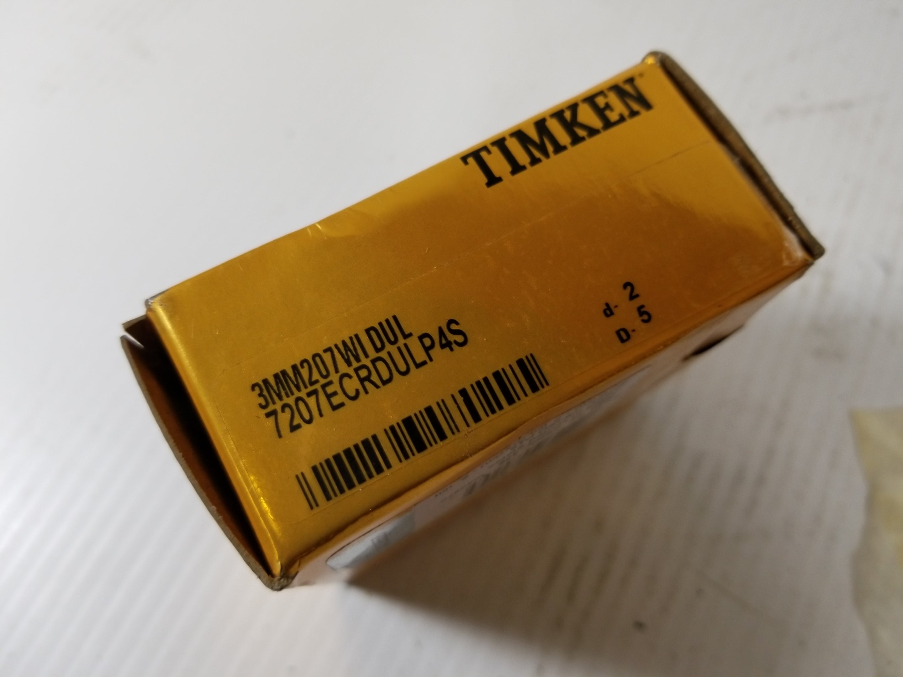 Timken 7207ECRDULP4S 3MM207WIDUL Angular Contact Ball Bearing Set of 2