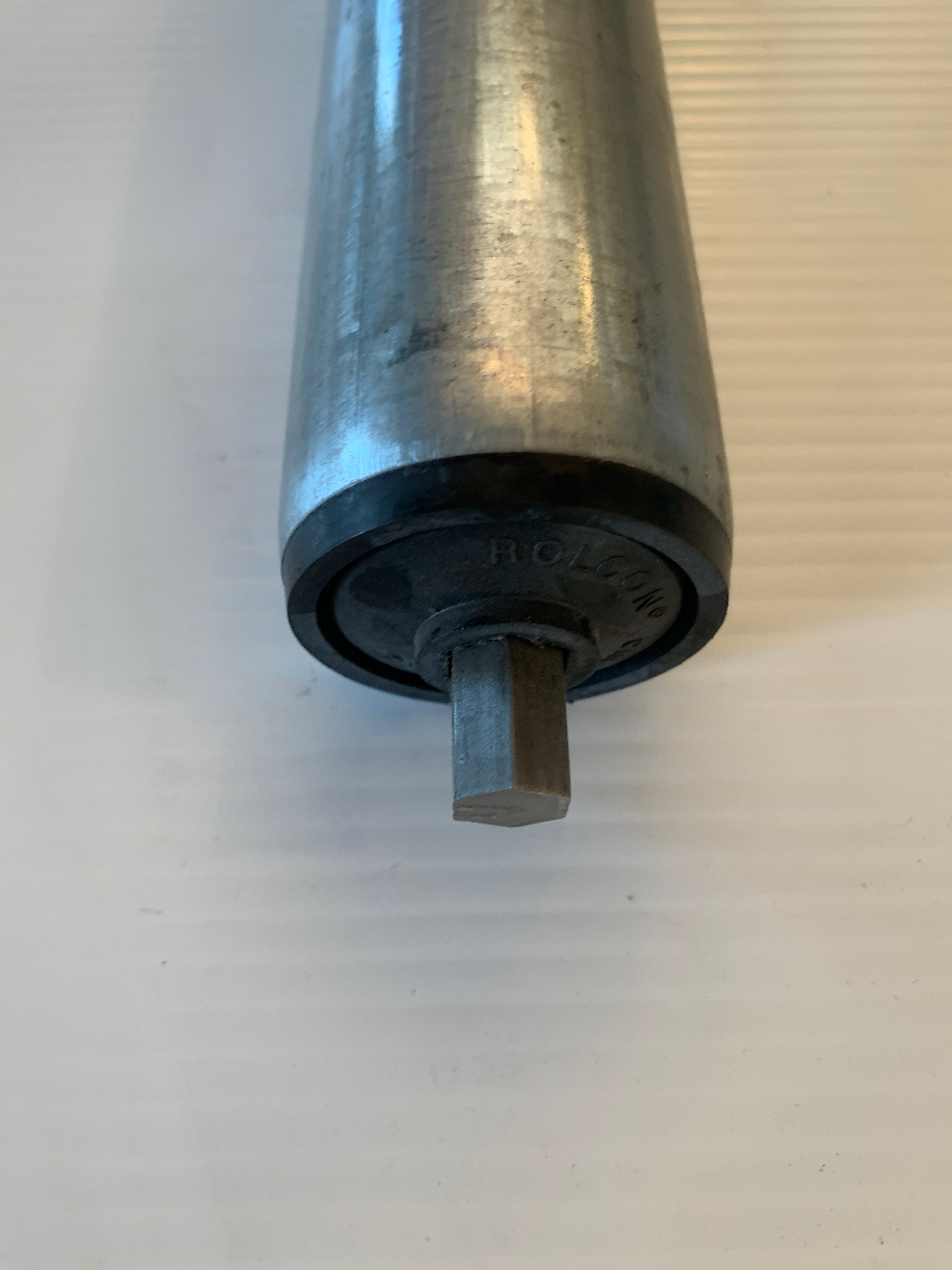 Gravity Conveyor Roller 21.5" L & 15.5" L x 1.89" O.D. x 0.44" Axle Width Qty. 2