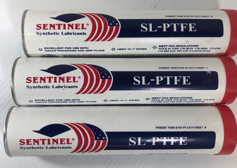 Sentinel Synthetic Lubricant SL-PTFE 14 Ounce Cartridge (Lot of 3)