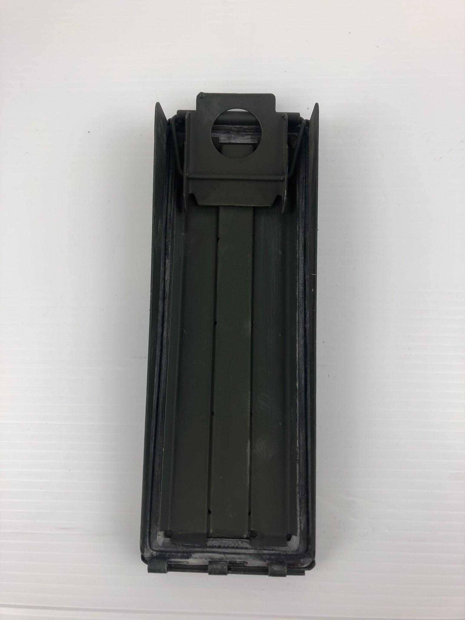 Green Metal Military Ammo Can/Box Lid 11" Long x 4" Wide (LID ONLY)