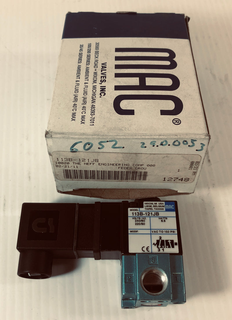 MAC Solenoid Valve 113B-121JB