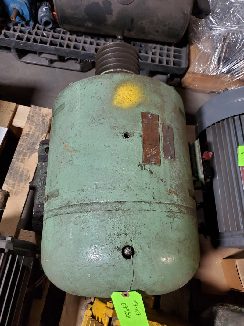 Westinghouse Electric 1071186 Induction Motor 5 HP 3 Phase