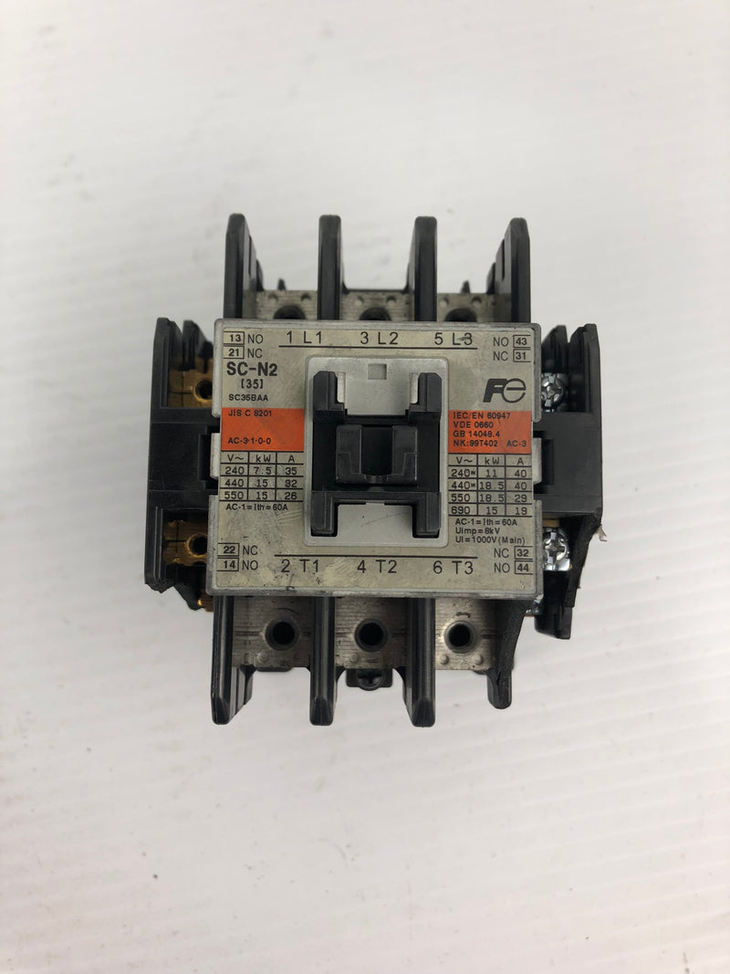 Fuji Electric SC-N2 [35] Contactor SC35BAA - Damaged Casing