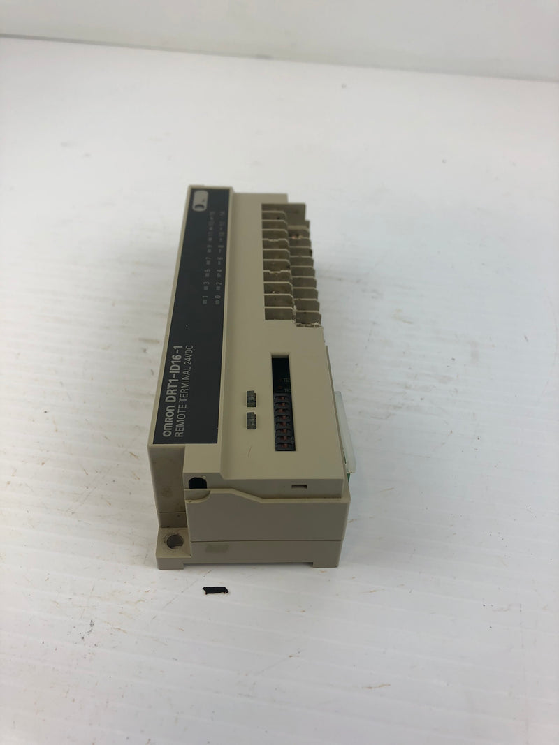 Omron DRT1-ID16-1 Remote Terminal 24VDC -Missing Cover