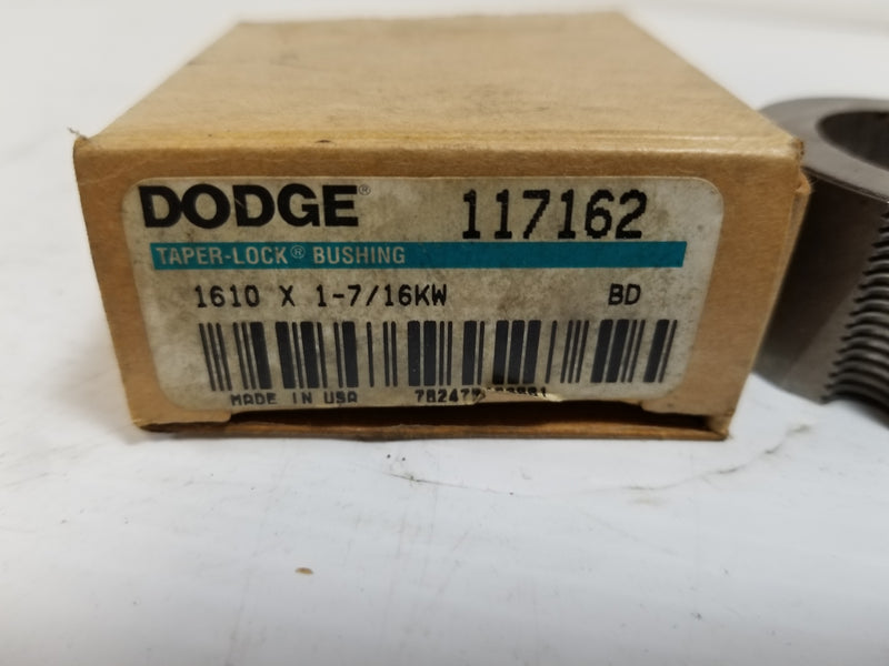 Dodge 117162 1610 X 1-7/16KW BD Taper Lock Bushing 1-7/16"