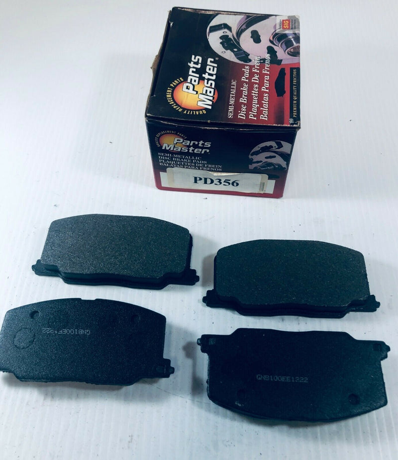 Parts Master Semi-Metallic Disc Brake Pads MD356 PD356