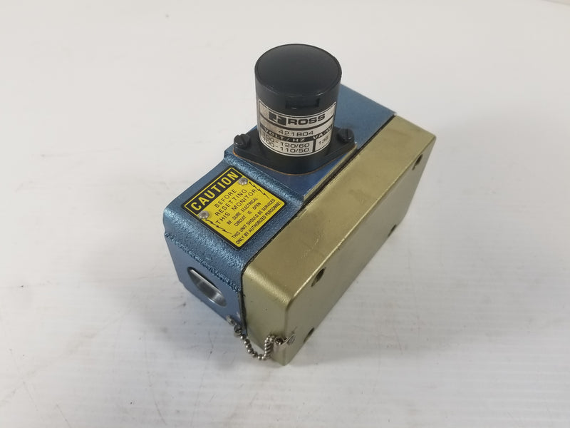 Ross 913C02 Reset Solenoid and Block 421B04