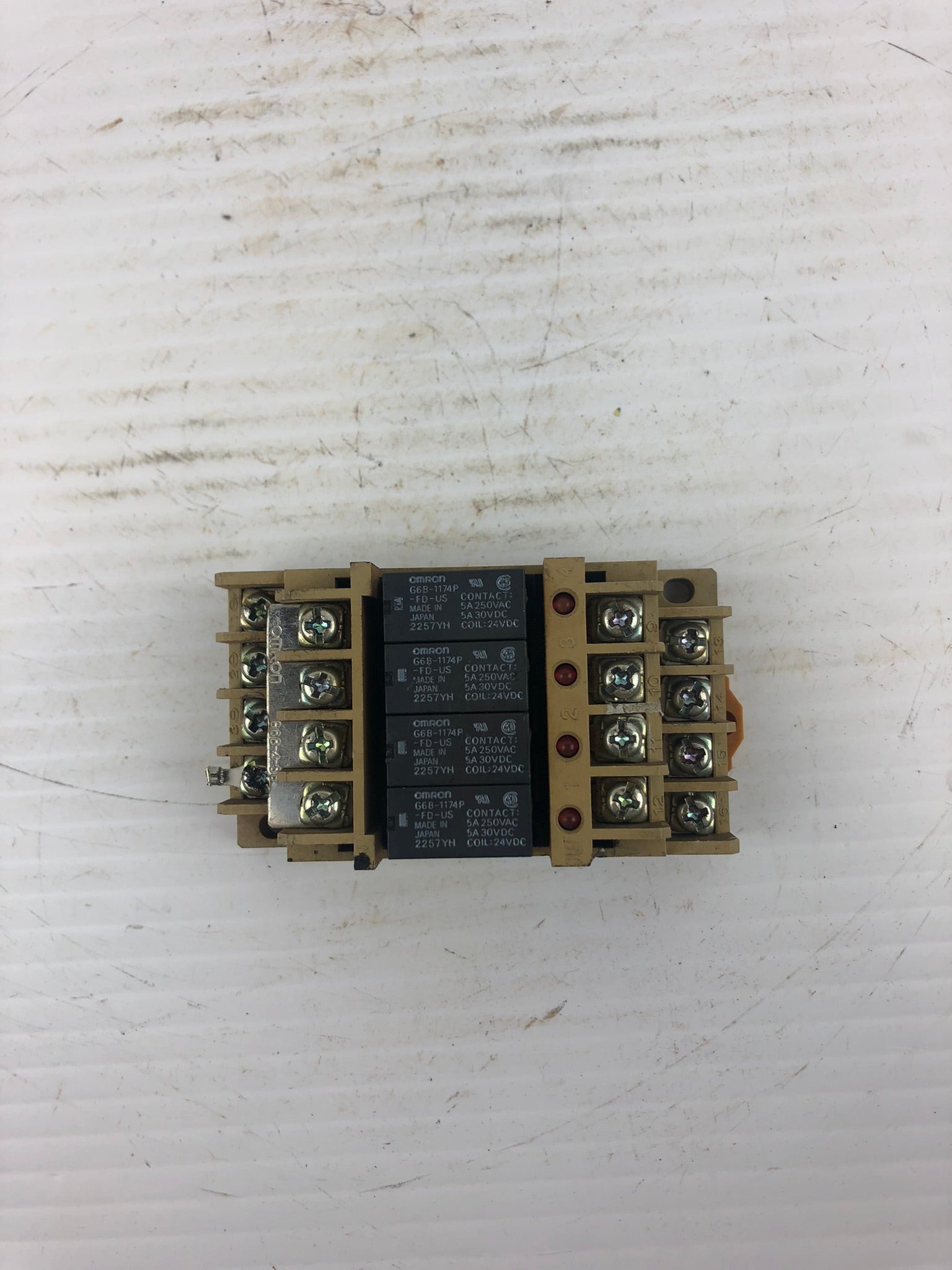 OMRON G6B-47BND Terminal Block 5A 250VAC Coil 24VDC G6B-1174P-FD-US