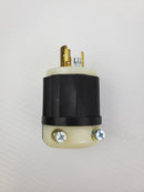 Leviton 2321-061 Black 2-Pole 3-Wire Grounding Locking Plug 2321 061