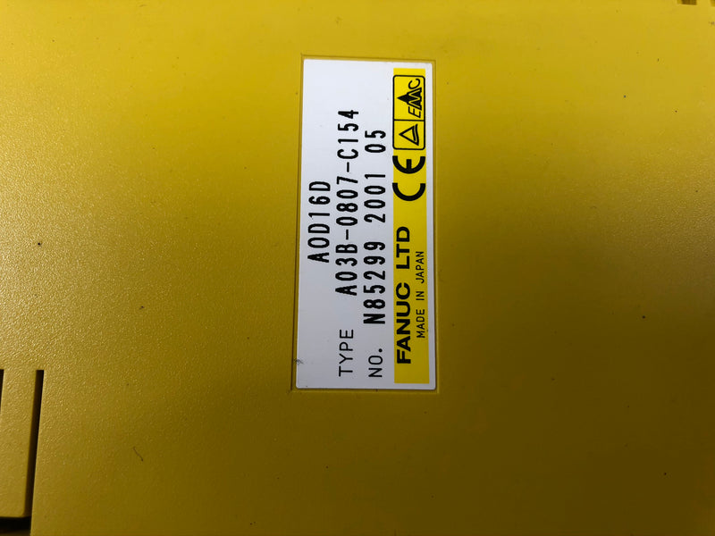 Fanuc A03B-0807-C001 PLC I/O Unit Base with 10 Modules A03B-0807-C011