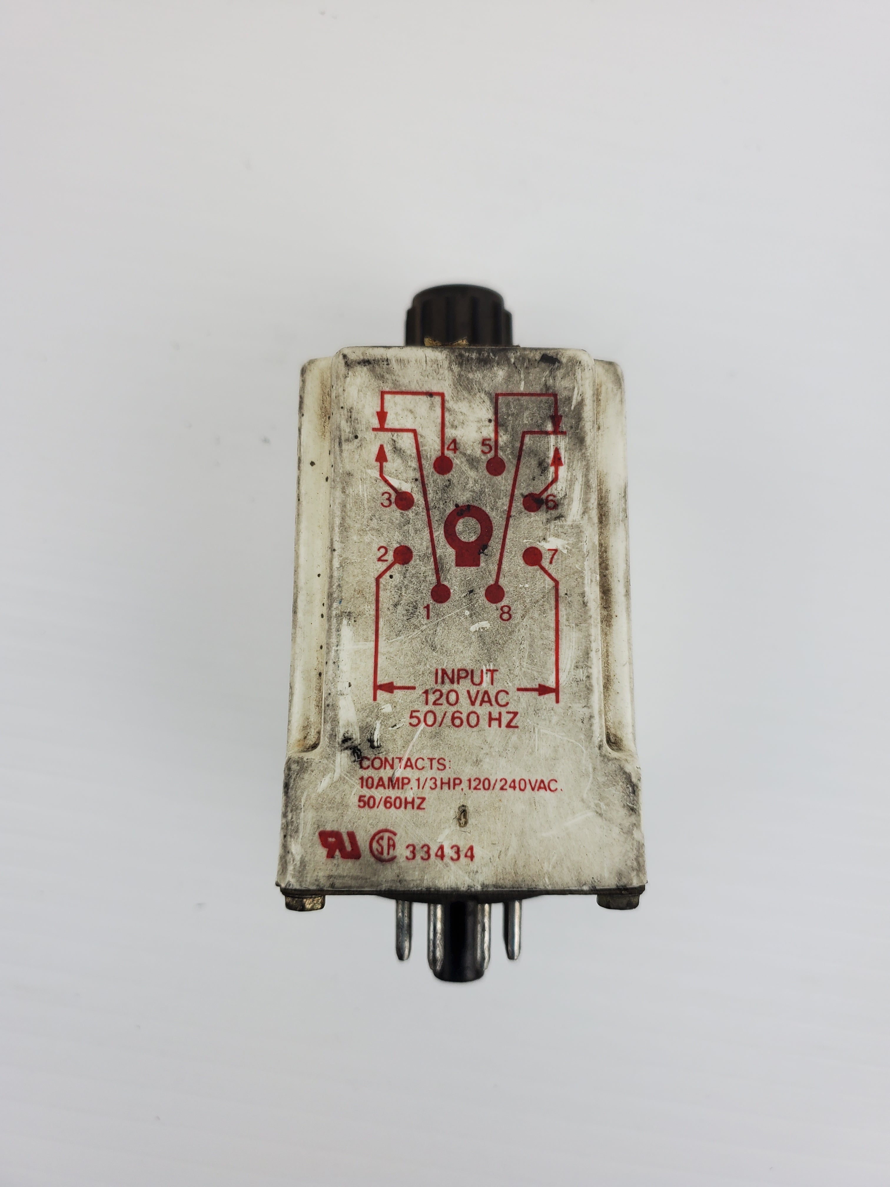 Dayton 5X828C Solid State Time Delay Relay Range 1-10 Sec