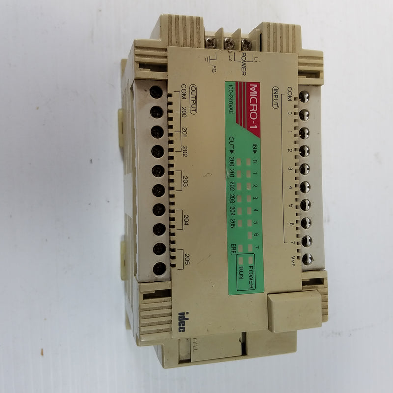 IDEC FC1A-C1A1 Programmable Logic Controller With Program Loader and Manuals