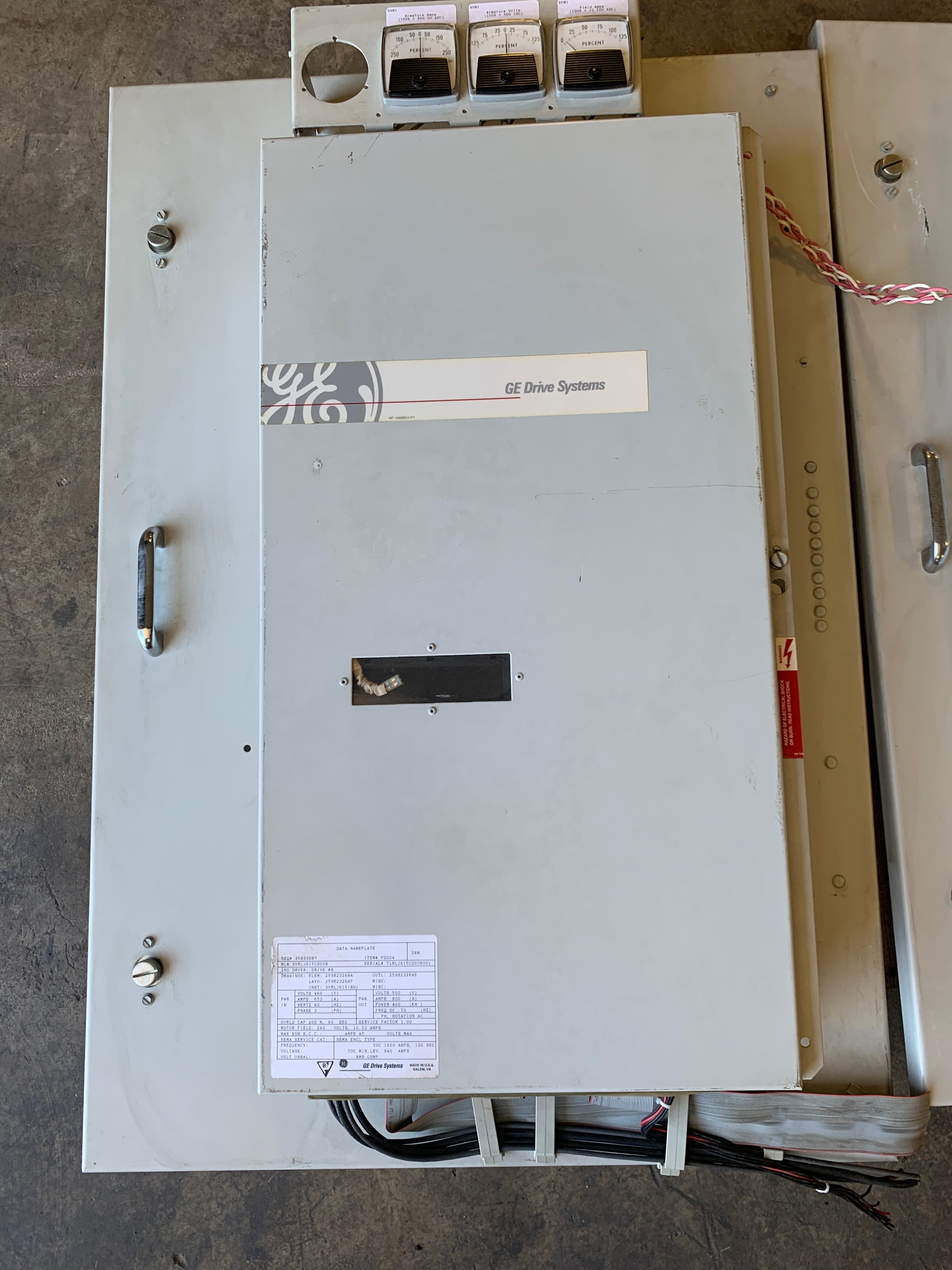 GE 3VRLJ615CD008 Drive Systems PD004