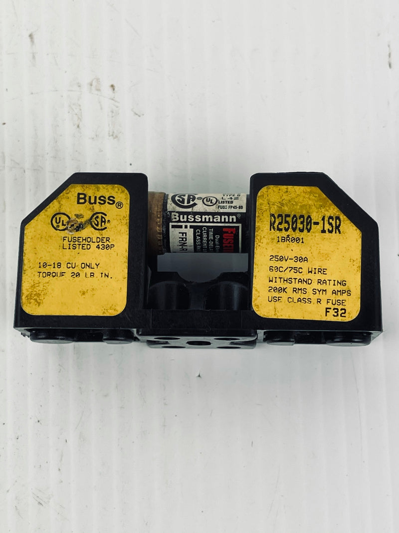 Buss Fuse Holder R25030-1SR and Fuse FRN-R-10