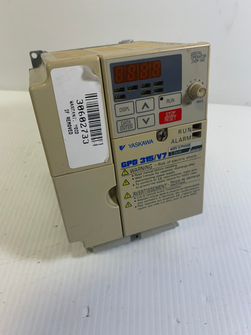 Yaskawa CIMR-V7AM40P7 GPD 315/V7 400V 3PH 2.2kW