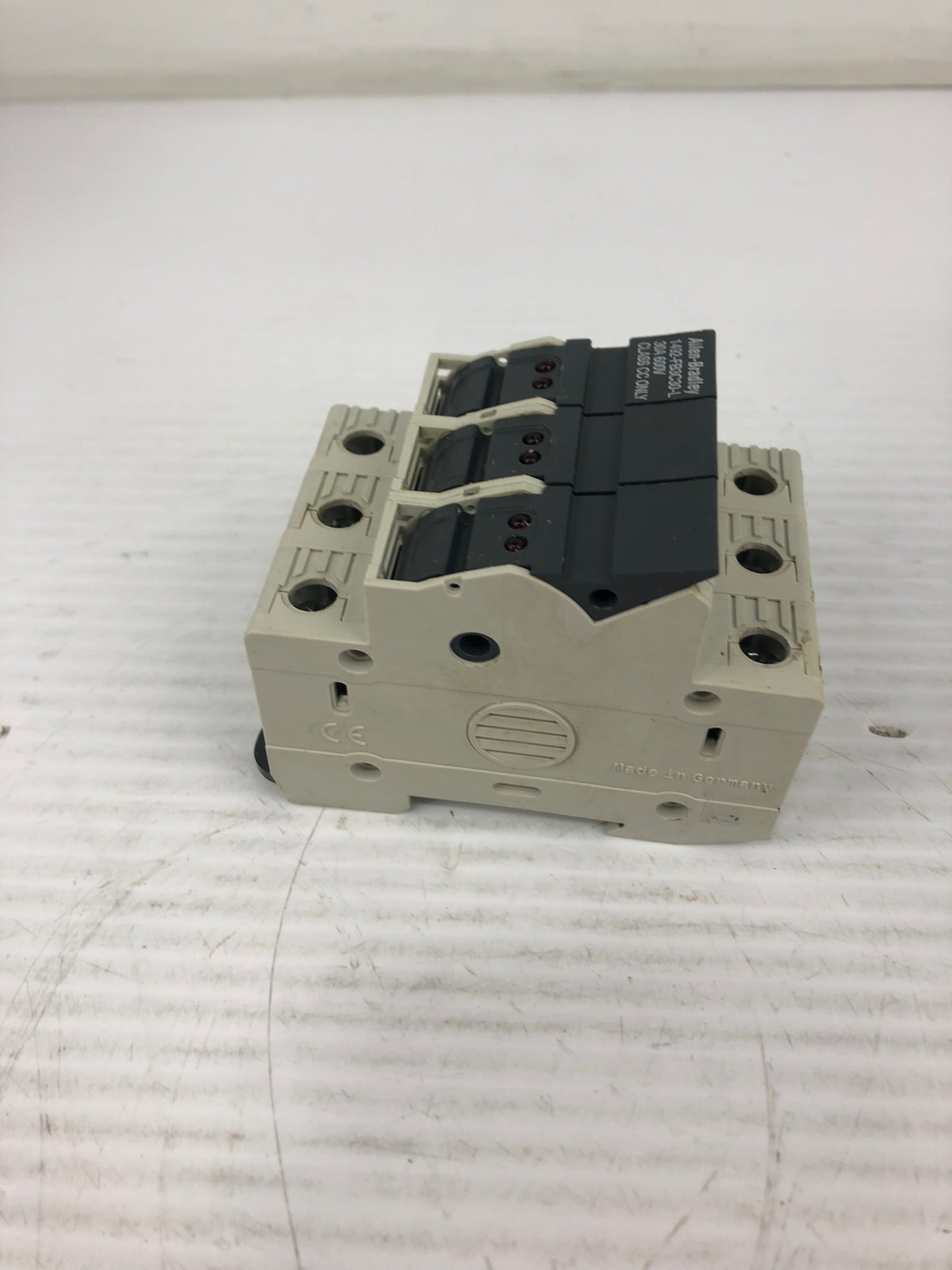 Allen Bradley 1492-FB3C30-L Fuse Holder 30 AMP 600 VOLT Class CC Only