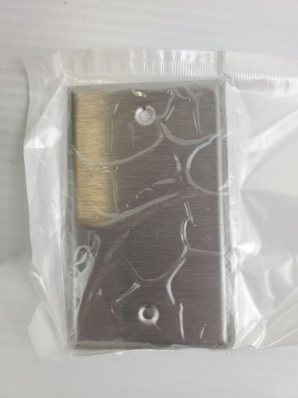 Leviton 84014 Stainless Steel One Gang Wallplate Satin Finish (Box of 10)