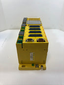 Fanuc A03B-0807-C001 PLC I/O Unit Base with 10 Modules A03B-0807-C011