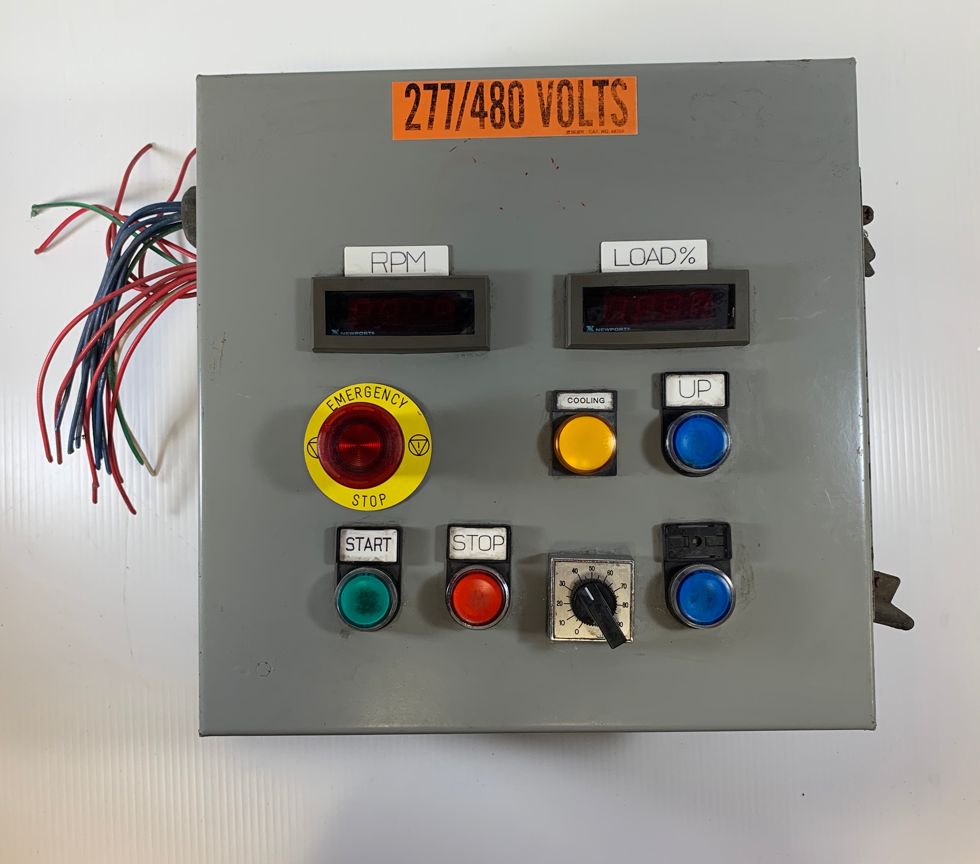 Electrical Box w/ Push Buttons and Newport Counters