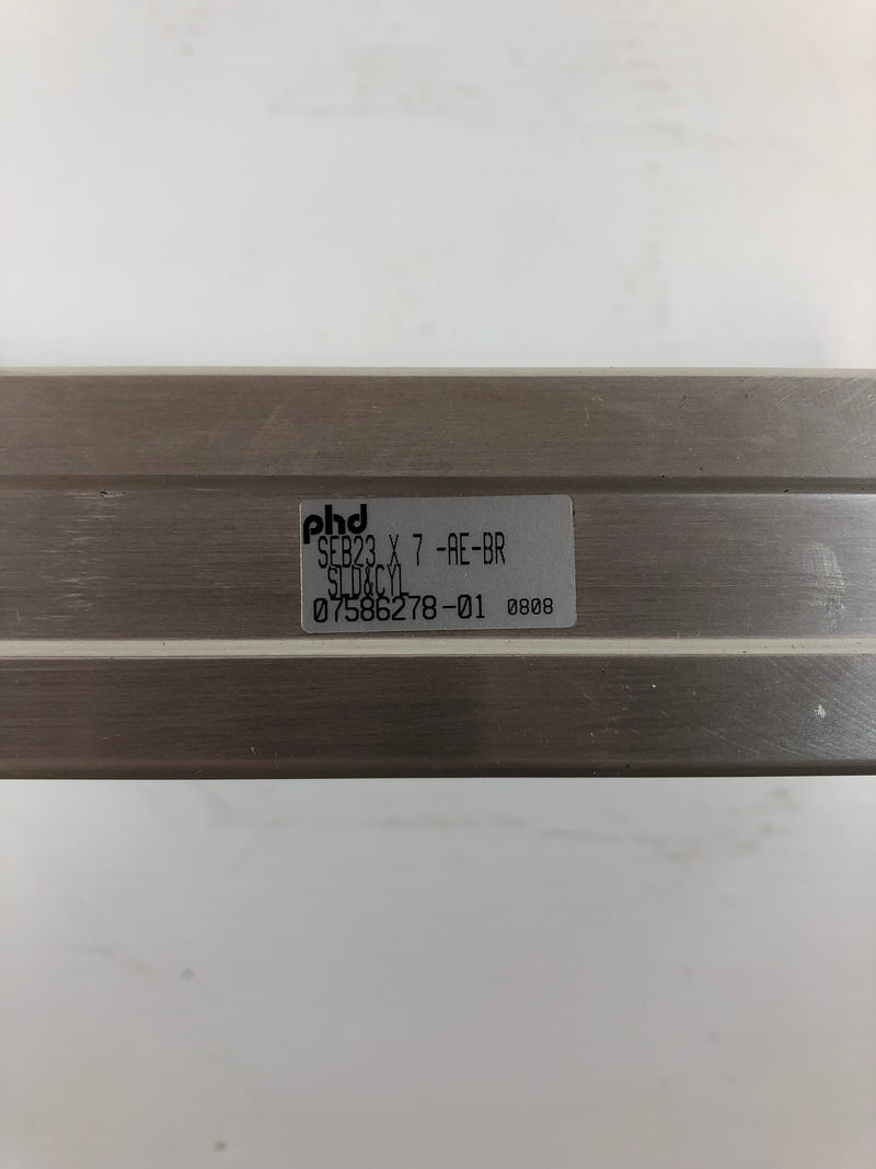 PHD SEB23X7-AE-BR Pneumatic Cylinder with Slide