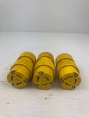 GE General Electric L6 Locking Female Plug 15A 250 V Lot of 3