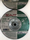 Sait Grind 7" x 1/4" Type 27 Grinding Wheel C24N-BF (Lot of 4)