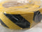 Yellow and Black Caution Safety Adhesive Foam Strip (Lot of 4) 4' x 3'