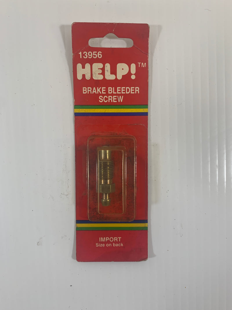 Help! Brake Bleeder Screw 13956