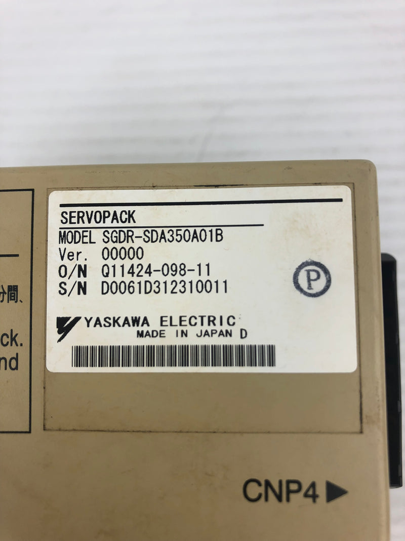 Yaskawa SGDR-SDA350A01B Servopack Drive (Cracked Casing)