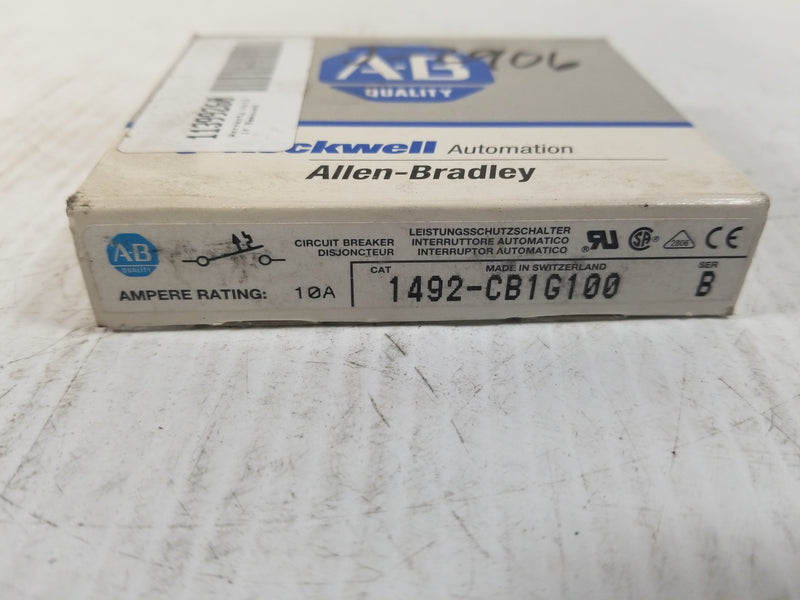 Allen-Bradley 1492-CB1G100 Circuit Breaker 1-Pole 10A