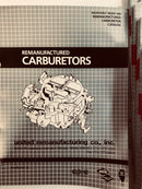 UREMCO United Remanufacturing Co. Carburetor and Fuel Injector Catalogs