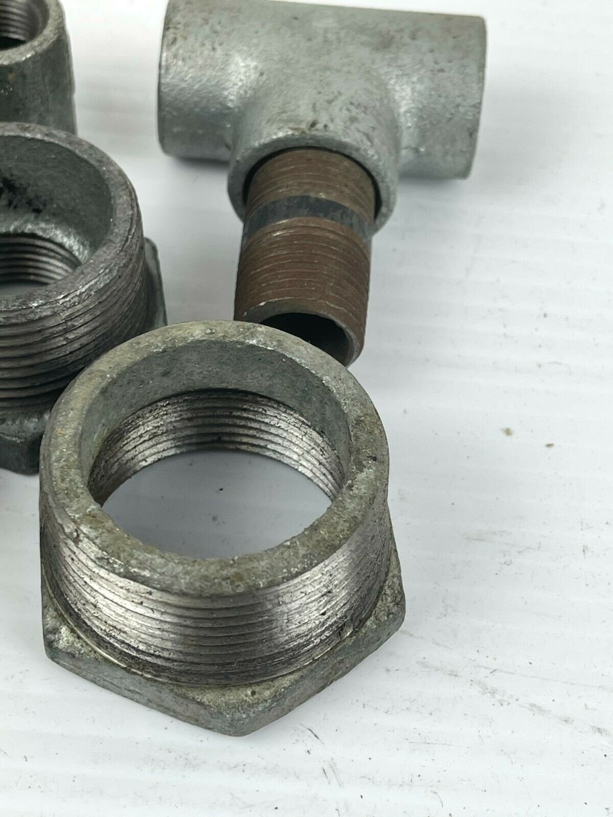 Steel Fitting Lot of 9