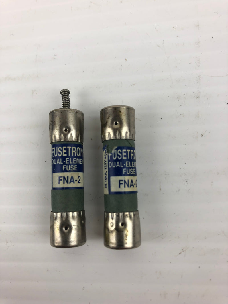 Bussmann FNA-2 Time-Delay Pin-Indicating Fuses 100A 250VAC - Lot of 2