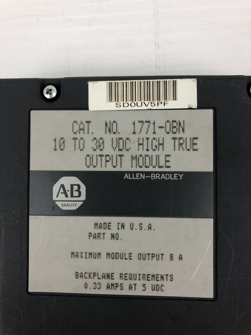 Allen-Bradley 1771-OBN Output Module Housing Cover Only