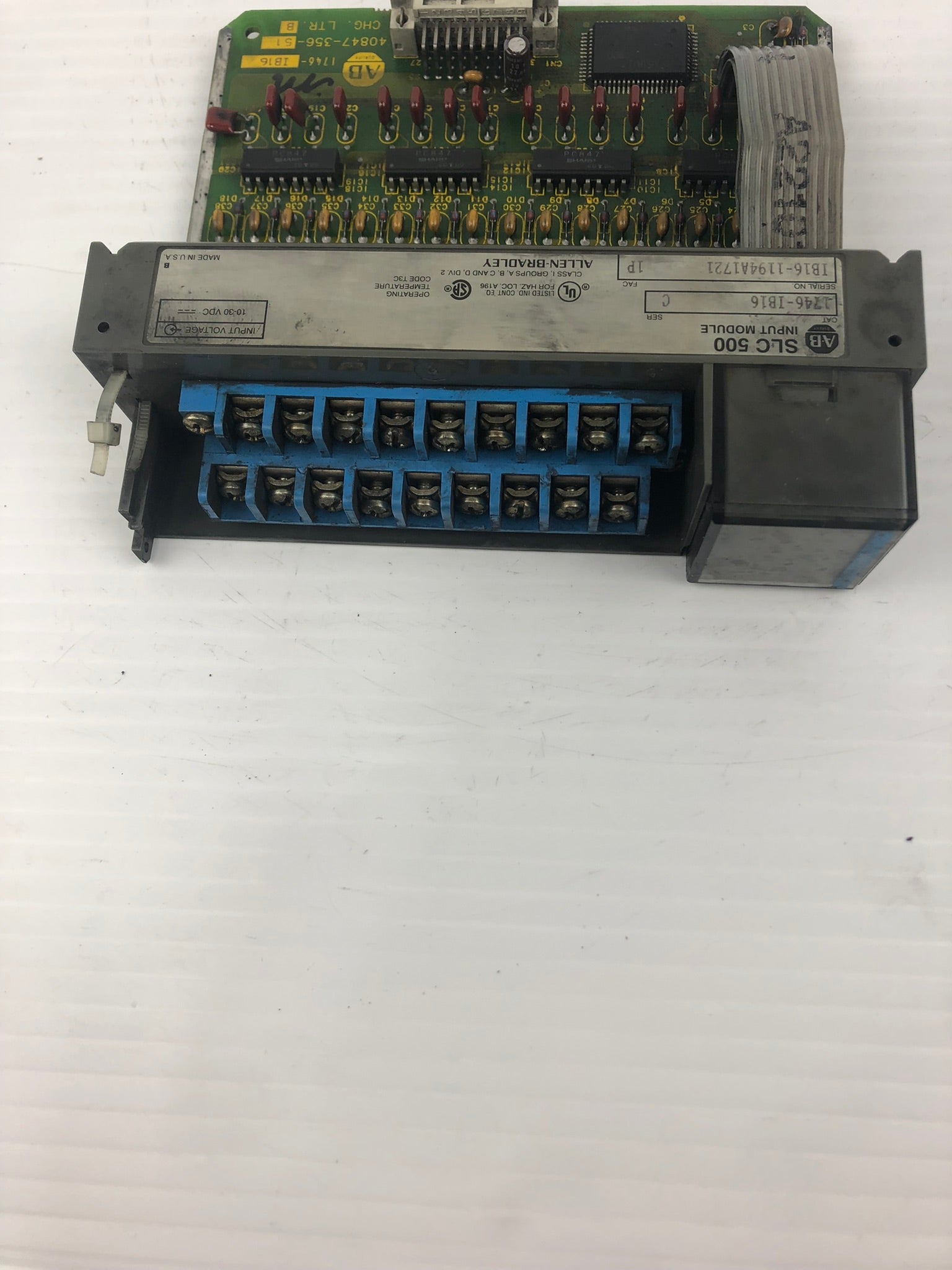 Allen-Bradley 1746-IB16 Input Module Series C SLC 500 (No Cover)