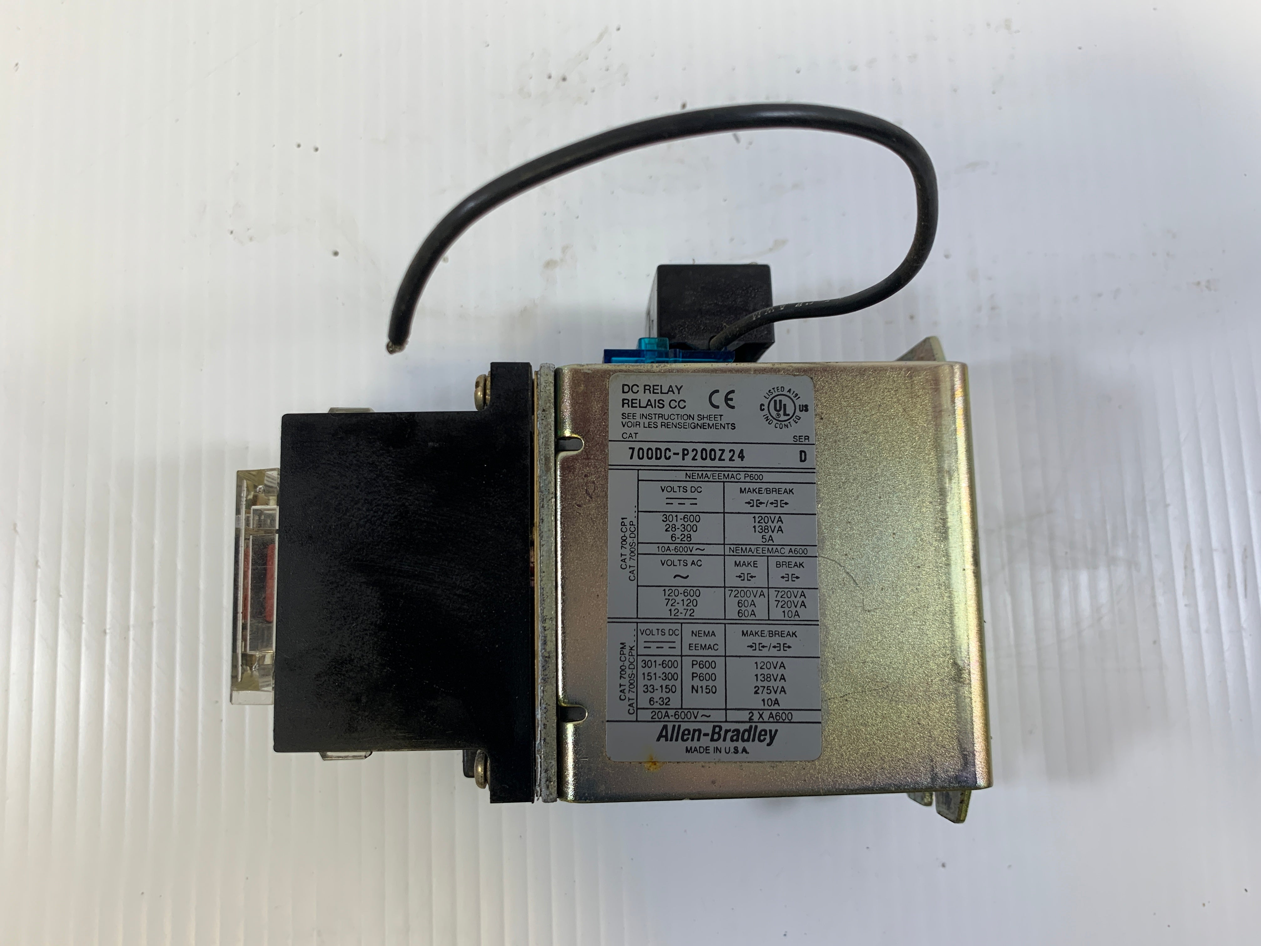 Allen-Bradley 700DC-P200Z24 Relay Series D
