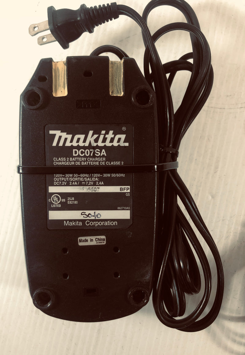 Makita Lithium Ion Battery Charger 7.2V DC07SA