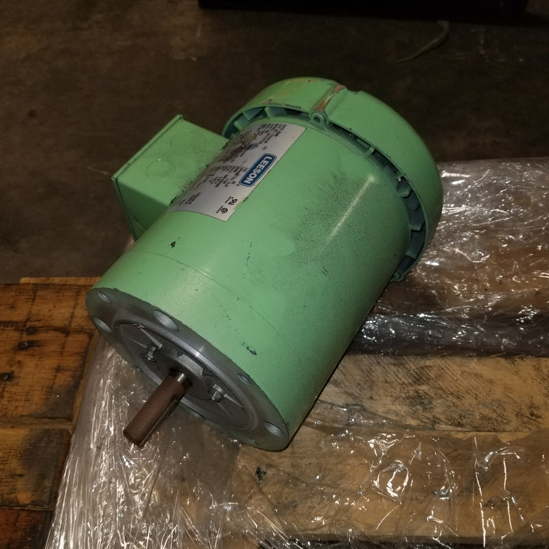 Leeson C6T11FC1H 3-Phase 1/2HP Electric Motor 1140 RPM