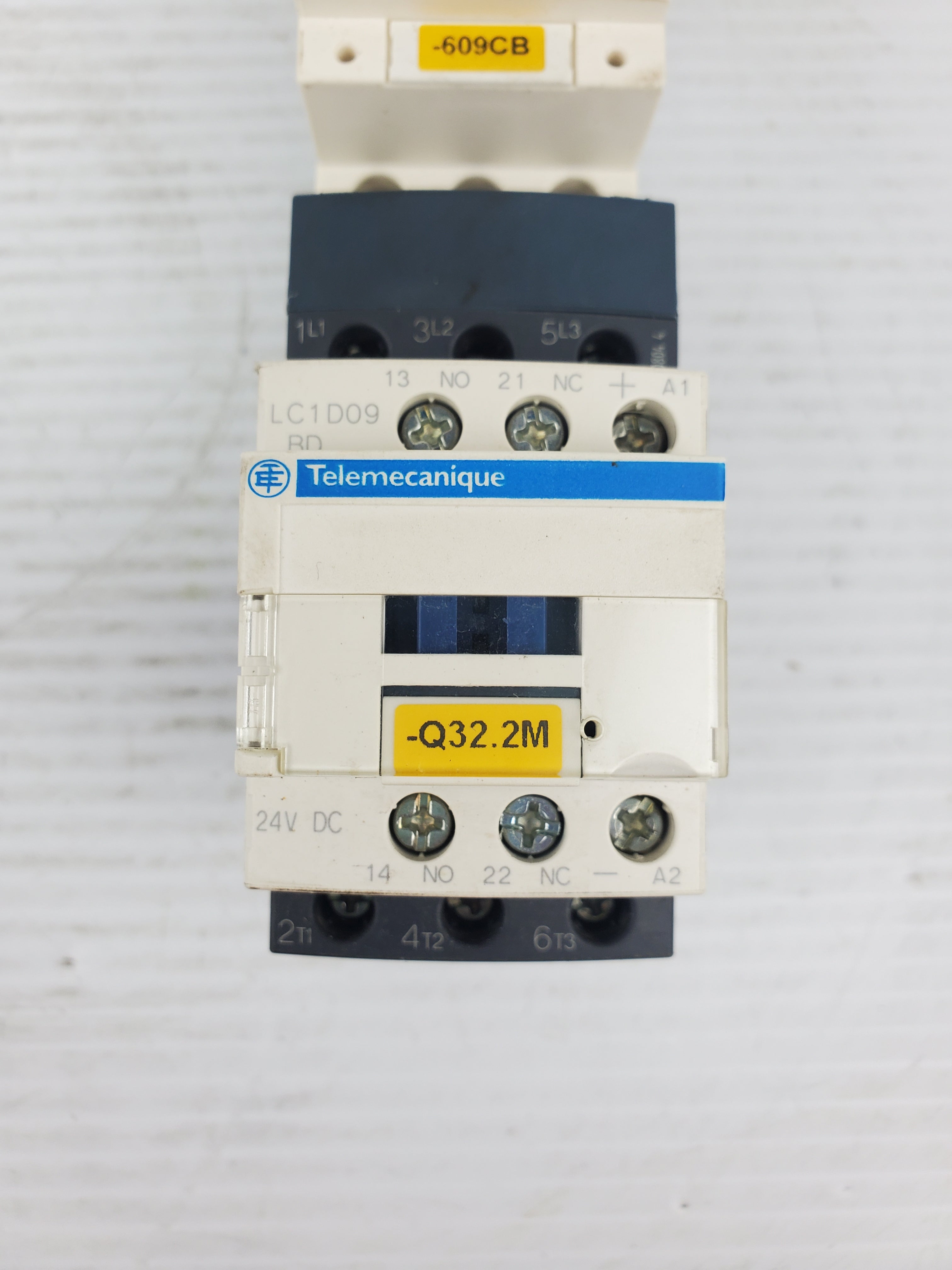 Telemecanique GV2-P08/2.5-4A Motor Circuit Breaker with LC1D09 Contactor