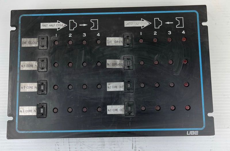 UBE Control panel Cycle Select 1044 283 1995-11-20
