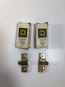 Lot of 2 - Square D Overload Relay Thermal Unit B1.03