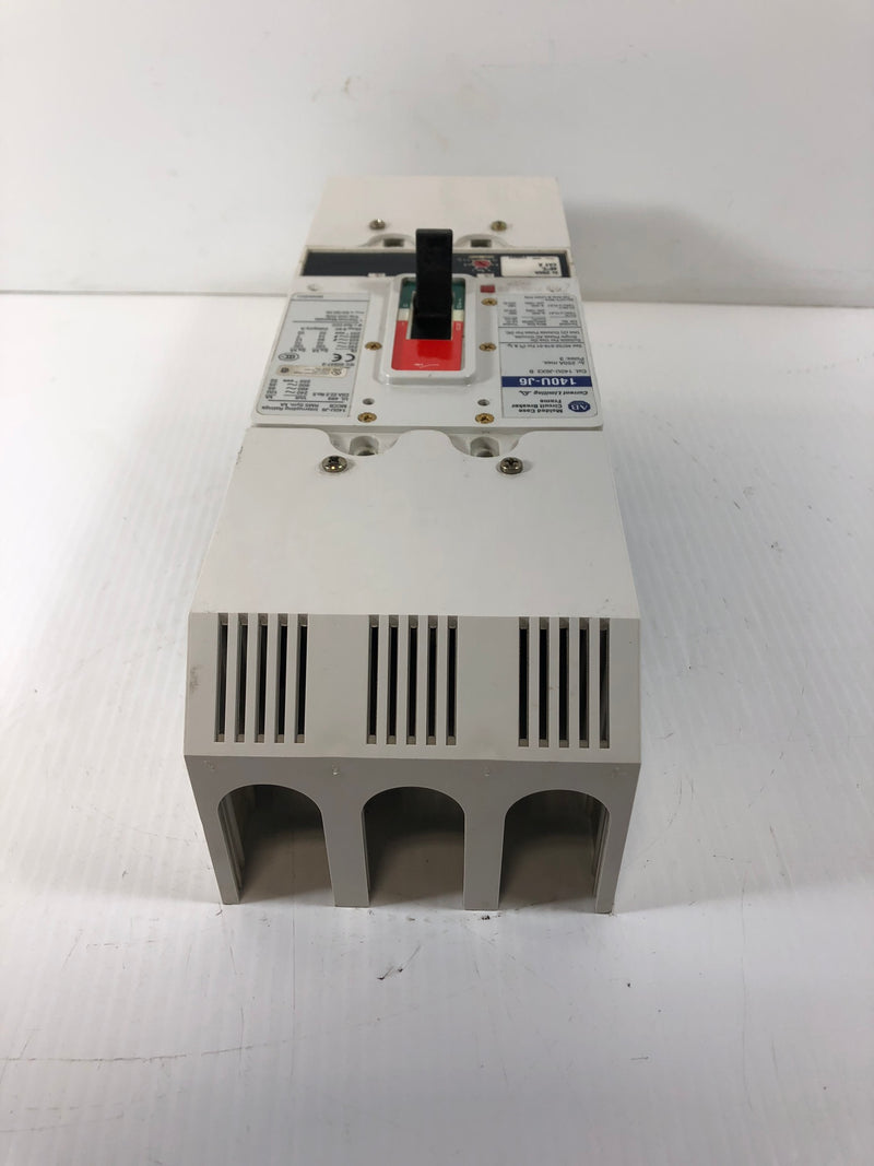 Allen-Bradley 140U-J6D3-D25 Ser. B 140U-J6X3 Molded Case Circuit Breaker 250 Amp