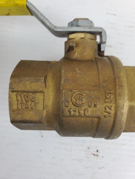 Jomar Super Ball T-100N-E 1 1/2" Brass Ball Valve