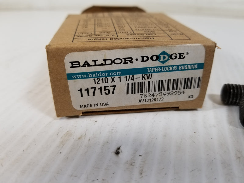 Dodge 117157 Taper Lock Bushing 1210 X 1 1/4